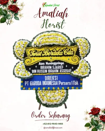 Papan Bunga Duka di Kandawati