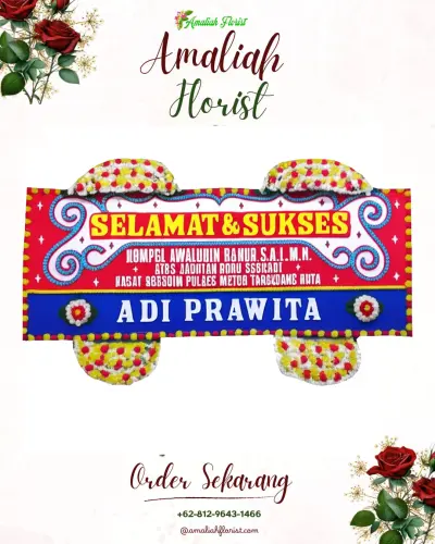 Karangan Bunga Ucapan Selamat di Kandawati